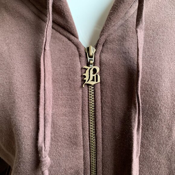 billabong ladies brown zipper hoodie - Picture 3 of 9